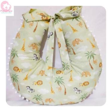 Imagem de Almofada para Amamentação Amamentar 100% Algodão - Mãe e Filho Enxovai