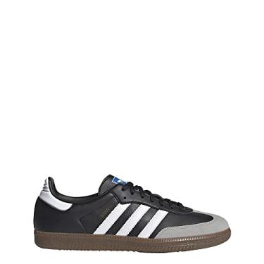 Imagem de adidas Samba Vegan T nis masculino, Nuvem branca/n cleo preto/goma, 13