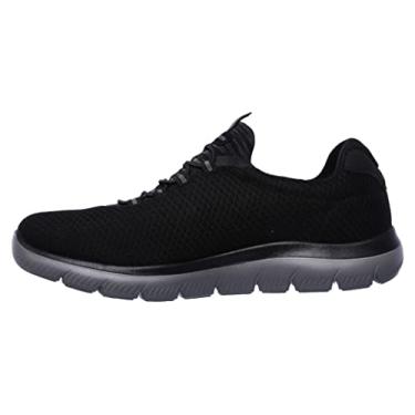 Imagem de Skechers Tênis masculino Summits, Preto, preto, carvão, 13 Wide