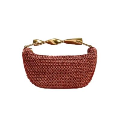 Imagem de Mini bolsa elegante com alça metálica, adequada para compras, passeios e deslocamentos diários