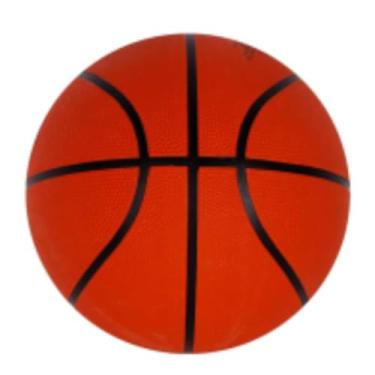 Imagem de Bola de Basquete Oficial, Tamanho Padrão, Laranja e Preta, para Treino e Jogo Profissional