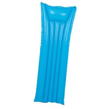 Imagem de Colchão Inflável para Piscina, 183x69cm, Flutuante para Verão, Material Resistente