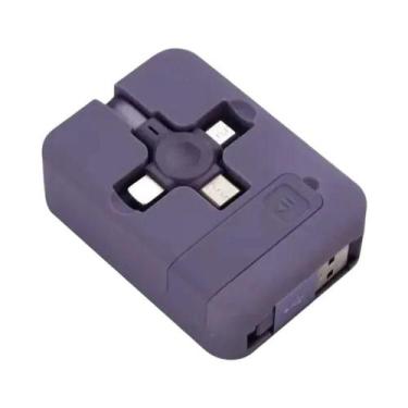 Imagem de Cabo De Carregamento Retrátil Universal 3 Em 1 USB Para iPhone Android