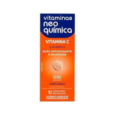 Imagem de Suplemento Alimentar Vitamina C Efervescente Vitaminas Neo Química 10 comprimidos