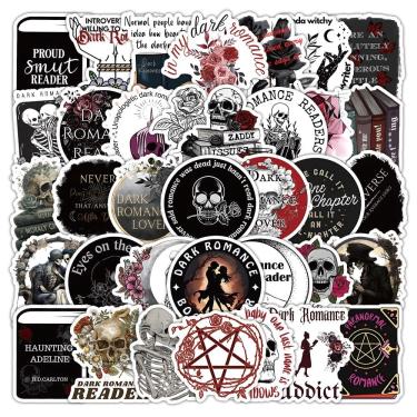 Imagem de Adesivos Darks Romances Vols em vinil impermeável 53 unidades/lote