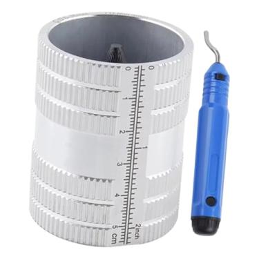 Imagem de Bothyi Acessório para ferramenta de alargamento de tubos e canos de 1/4" a 1-3/8", ferramenta multifuncional de rebarbação para latão e aço, com Acessório
