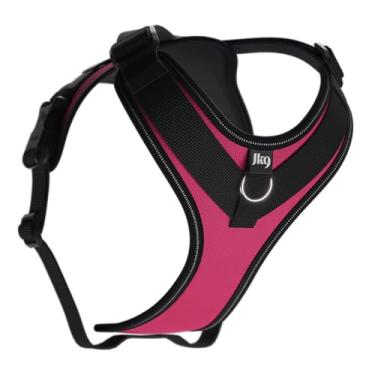 Imagem de Peitoral leve para cães JK9 Longwalk com bolso rastreador, rosa-escuro, tamanho: GG