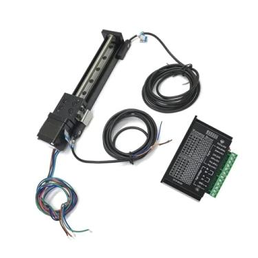 Imagem de S25HH0 Mini mesa deslizante CNC com sensor de limite tipo T kit de motor de trilho guia linear estágio de movimento plataforma deslizante de eixo XYZ (motor slide driver, 200 tempos 2 mm passo)