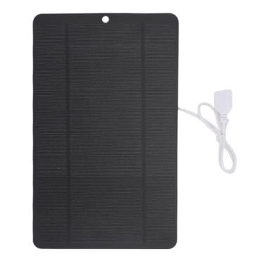 Imagem de RiToEasysports Painel Solar, Painéis de Energia do Carregador Solar de 10 W Com Portas USB DC de 5 V IP66 à Prova de água para Câmeras de Segurança, Smartphones e Tablets