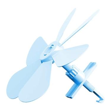 Imagem de XLWLLNJ Defletor de Ar Condicionado Fácil de Usar, Acessórios, Defletor de Direção Do Vento, Plugue para Quarto, Azul, Tamanho real