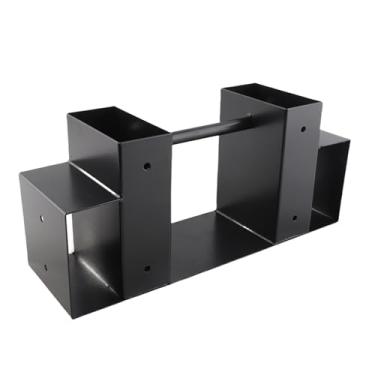 Imagem de ZAWELIYO Revestimento Durável à Prova de Intempéries da Cremalheira da Lenha para o Ferro Exterior do Uso 13.2 X 3.9 X 5.8in Lareiras Domésticas, Varandas Traseiras Exteriores