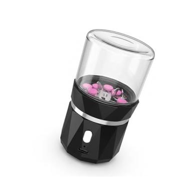 Imagem de Triturador de comprimidos elétrico, pulverizador, pó fino com cabeça de moagem de aço inoxidável para vários comprimidos grandes/pequenos e vitaminas - Adequado para viagens para facilitar a limpeza