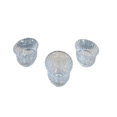 Imagem de Conjunto 3 Bowls de Vidro Alexa, 11,5cm Diâmetro, Transparente, para Sobremesas e Petiscos, 538g