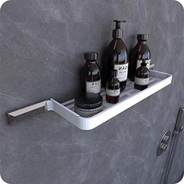 Imagem de Suporte Porta Shampoo Para Banheiro Branco e Cromo Empire