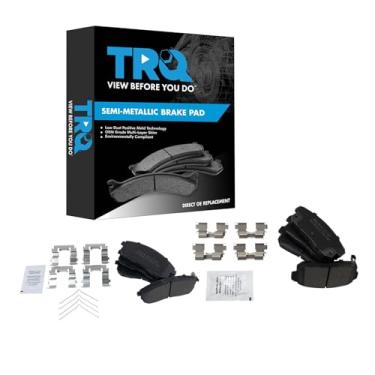 Imagem de TRQ Pastilhas de freio semi-metálicas compatíveis com 2001 INFINITI G20 2002-2006 Nissan Sentra