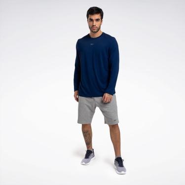 Imagem de Camiseta Reebok M Athletic Print LS Tee Masculina-Masculino