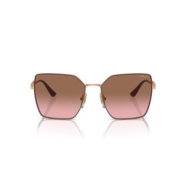 Imagem de Óculos de Sol Vogue Eyewear 0VO4284S 518214 Tam 56 / Vinho/Rose Gold - Lentes Rosa Gradiente