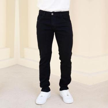 Imagem de Calça Jeans Preta Masculina Com Estilo Tradicional Básico - Ss Jeans, 