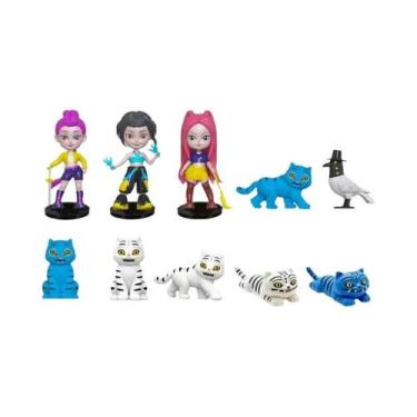 Imagem de Figuras Kpop Demon Hunters Huntrix Derpys Tiger Rumi Mira Zoey Sussy B