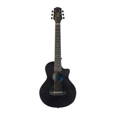 Imagem de Violão Seizi Fun Panda Aço Acústico Midnight Black Sparkle