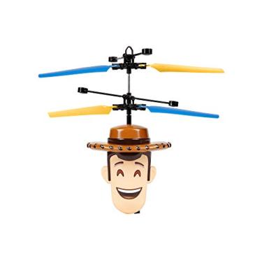 Imagem de World Tech Toys Pixar Story Emoji Woody IR UFO Bola Helicóptero