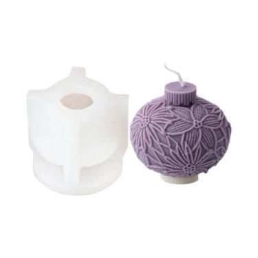 Imagem de Molde De Silicone Para Vela Em Forma De Bola Geométrica 3D, Redondo, A
