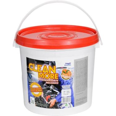 Imagem de Clean more deseng p/ maos para mecanicos - CLEAN MORE TNT, 3Kg, LARANJ