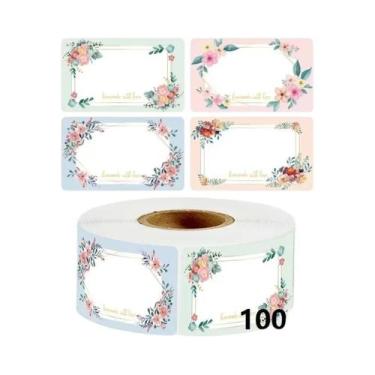 Imagem de Etiquetas Adesivas Para Armazenamento De Alimentos Sunflower 50 100 25