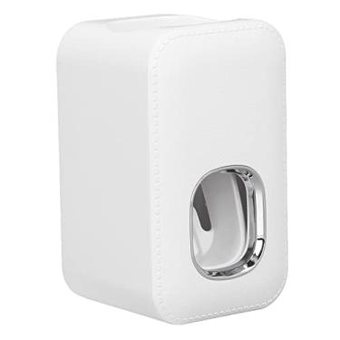 Imagem de AUNMAS Dispensador Automático de Pasta de Dente, Espremedor de Parede ABS Com Ventosa, Operação Fácil para Banheiro Familiar (Branco)