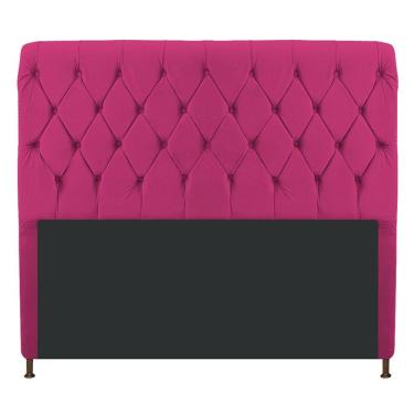 Imagem de Cabeceira Cristal 195 Cm King Size Com Capitonê Suede Pink
