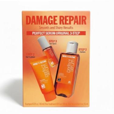Imagem de Trio Mise en Scène Perfect Serum (Shampoo 140ml + Máscara 30ml + Serum