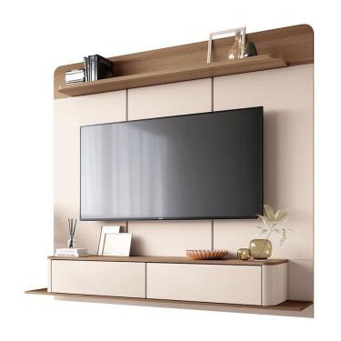 Imagem de Home Suspenso Galax Off White Castanho - Hb Móveis