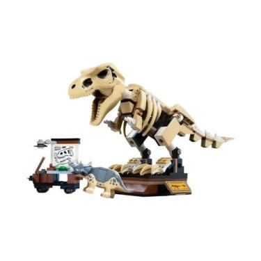 Imagem de Blocos De Montar Exposição De Fósseis De Dinossauros T. Rex Brinquedos