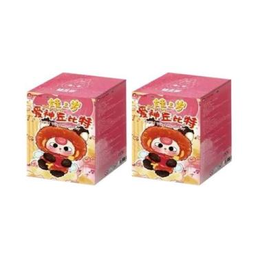 Imagem de Brinquedo De Pelúcia Fofo Bebê Três Cupidos Em Vinil, Caixa Surpresa, 