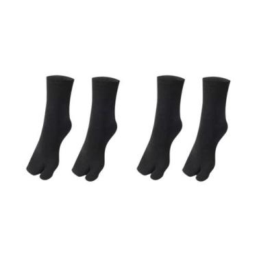 Imagem de Meias De Algodão Unissex Estilo Japonês Kimono Flip Flop Sandal Tabi G