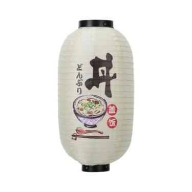 Imagem de Lanterna Japonesa Impermeável De 10 Polegadas Com Estampa Tradicional 