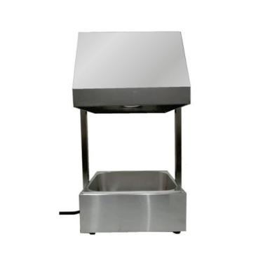 Imagem de Conservador de Alimentos e Frituras 1 Cuba Seca Aquece 110V - Alumínio