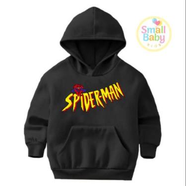 Imagem de Moletom Infantil / Juvenil / Unissex Spider - Man, Preto, 2