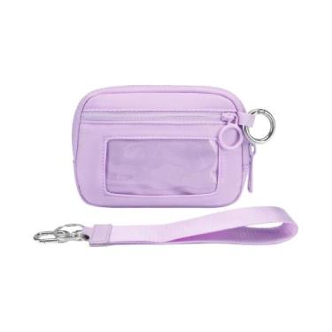 Imagem de Carteira Feminina Xadrez Preta Iris Com Janela Para Identificação, Bol