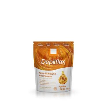 Imagem de Cera quente em pérolas depilatório Gold 1kg Depilflax