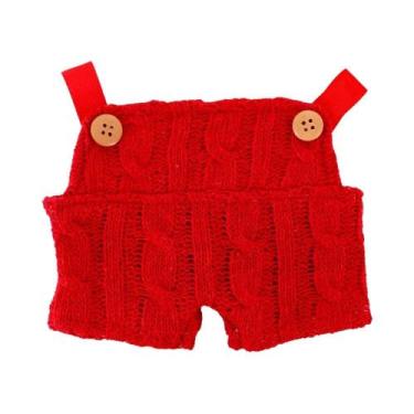 Imagem de Roupas Para Boneca Pato Série Vermelha Kawaii 30Cm, Brinquedo De Pelúc