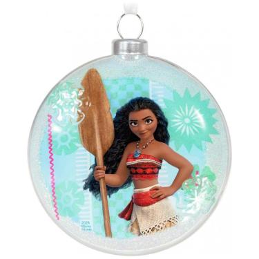Imagem de Enfeite de Natal Hallmark Keepsake, Disney Moana de Motunui em Vidro, Presente para Fãs da Disney