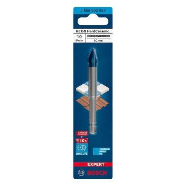 Imagem de Broca Porcelanato Bosch Expert HEX-9 Hardceramic 10mm, 10mm