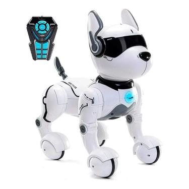 Imagem de Cão Cachorro Robô Interativo 25 CM Smart Pet Mascote Multifuncional Com Controle Remoto...