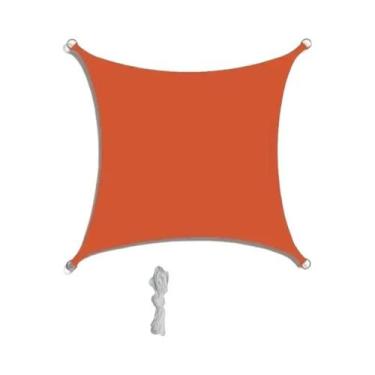 Imagem de Toldo Retangular Bege Impermeável Com 95% De Proteção UV Para Pátio, J