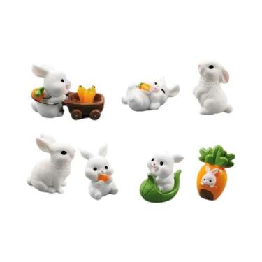 Imagem de Figurinha De Coelho Kawaii Para Natal E Páscoa, Acessórios De Decoraçã