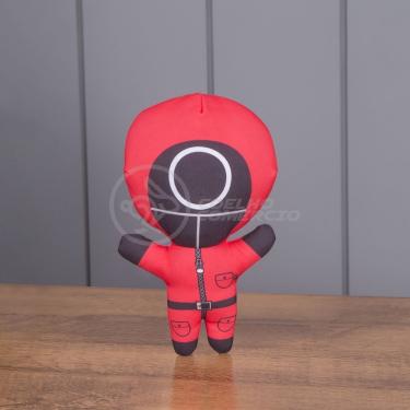 Imagem de Boneco De Pelucia Squid Game Round 6 Vermelho 26Cm