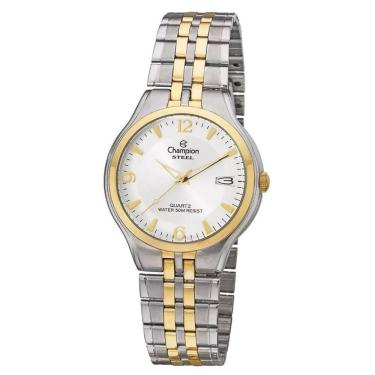Imagem de Relógio Champion Masculino Ref: Ca20527s Clássico Aço Bicolor