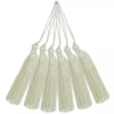 Imagem de Pingente 7cm Pérola Franja de Seda 296 Tassel - 10 unidades - NY