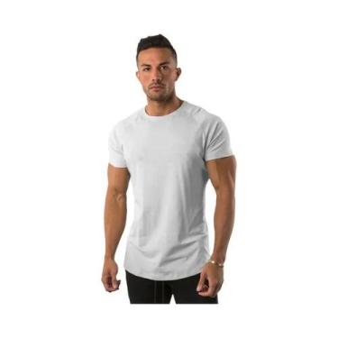 Imagem de Camiseta Masculina Slim Fit Casual De Manga Curta Para Academia, Fitne